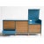 Contemporary Tapparelle Sideboard in Azure by Colé Italia For Sale - Image 3 of 8