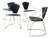Vintage Linda Dining Chairs by A. Rizzatto for Lo Studio, 1980s, Set of 4 For Sale