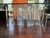 1980s Lucite Pedestals Base Glass Top Dining Conference Table For Sale In Los Angeles - Image 6 of 8