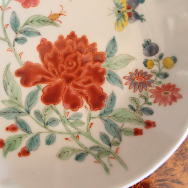 Trio of Rose Canton Chinese Export Porcelain Plates For Sale - Image 16 of 18