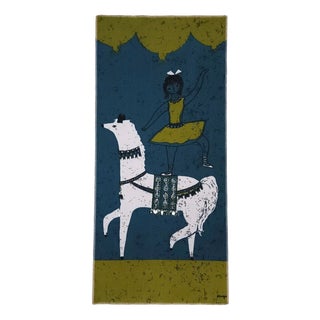 Mid-Century German Pop Art Screen-Printed Wall Hanging by Traute Sänger, 1970s For Sale