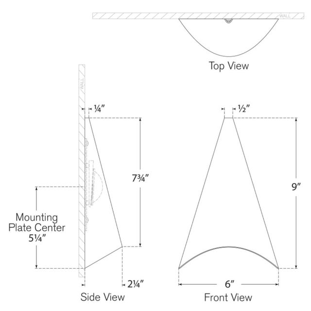 Black Kelly Wearstler for Visual Comfort Signature Piel 9" Indoor/Outdoor Wall Wash in Bronze For Sale - Image 8 of 10