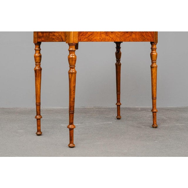 Antique Game Table or Console Table in Walnut, Late 19th Century For Sale - Image 13 of 18