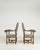 Pair of Oak Castle Upholstered Armchairs, Antique, France, 19th Century For Sale - Image 4 of 14
