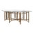 McGuire California Modern Octagonal Bamboo Rattan and Glass Dining Table For Sale