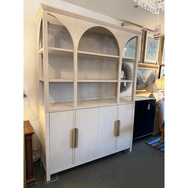 Modern Gabby Edison Cabinet, White For Sale - Image 3 of 12