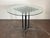 Vintage 1980's Postmodern Aluminum Glass Dining Table For Sale - Image 11 of 17