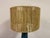 Blue Blue Ceramic Table Lamp with Woven Shade, 1960s For Sale - Image 8 of 13