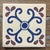 French Country Style Hand Painted Talavera Terra Cotta Tile For Sale - Image 4 of 4