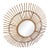Sunburst Bamboo Mirror For Sale