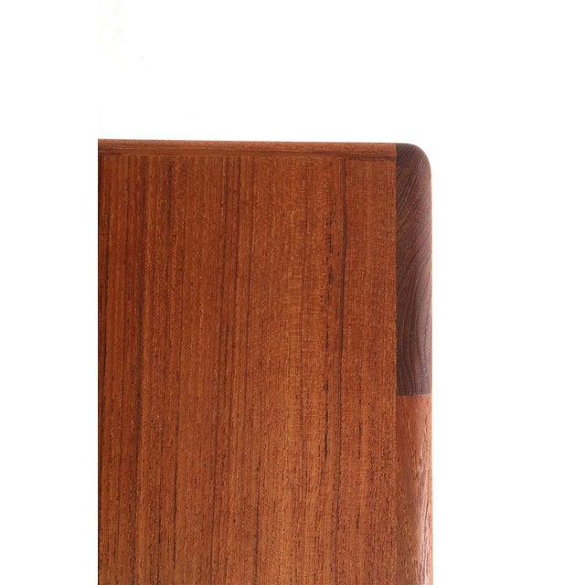 Wood Mid-Century Modern Danish Teak Sideboard with Roll-Up Doors from Bernhard Pedersen & Søn, 1960s For Sale - Image 7 of 18
