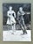 Vintage Black and White Dance Portrait on Canvas For Sale - Image 11 of 12