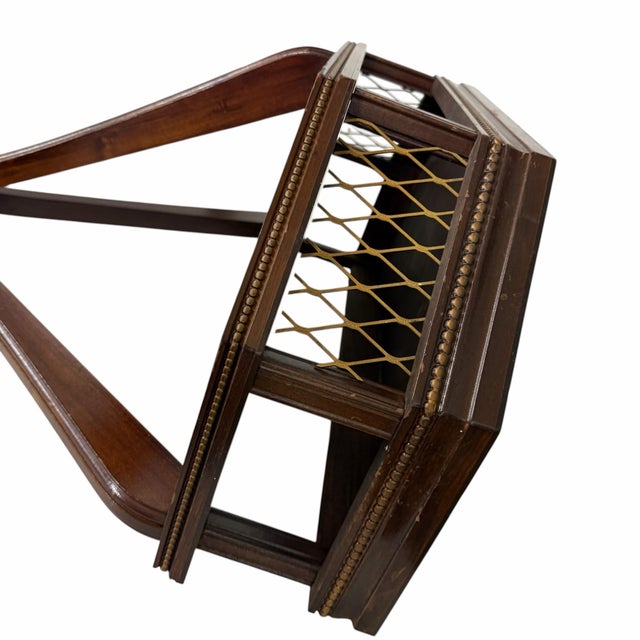 Modern Mid Century Regency Style Large Decorative Brackets Wall Table For Sale - Image 3 of 6