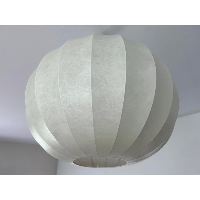 Large Vintage Cocoon Pendant Light from Goldkant Leuchten, 1960s For Sale - Image 6 of 17