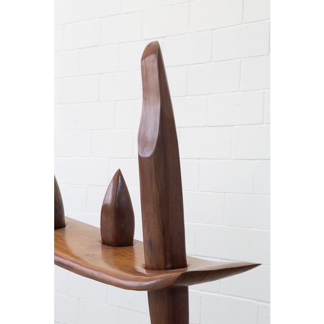 1990s The Tree of Seven Possibilities from the Amazonia Series Sculpture in Wood by Elvio Becheroni, 1992 For Sale - Image 5 of 10