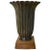 1930 Art Deco Silvered Bronze Vase on Wood Stand in Josef Hoffman Wiener Werkstatte Style For Sale - Image 11 of 11