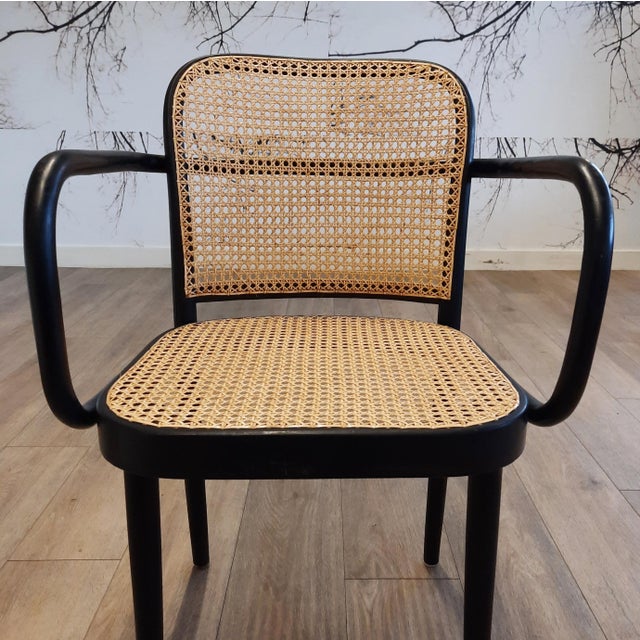 No. 811 Prague Chairs by Josef Hoffmann for Ligna, 1970s, Set of 4 For Sale - Image 15 of 18