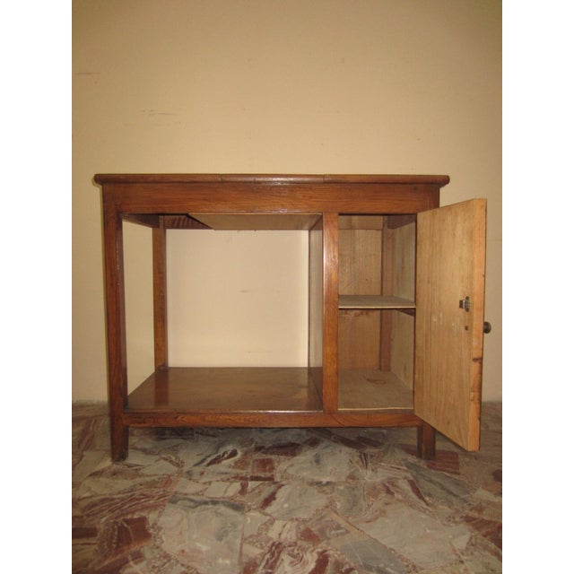 Vintage Wooden Dressing Table For Sale - Image 3 of 15