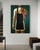 2020s Cedric Vu "Cool Story Breaux" Acrylic Yarn Tufted Portrait, Selfie Figure, Teal Ground, Contemporary California Textile Art, Pop Art, 2025 For Sale - Image 5 of 6