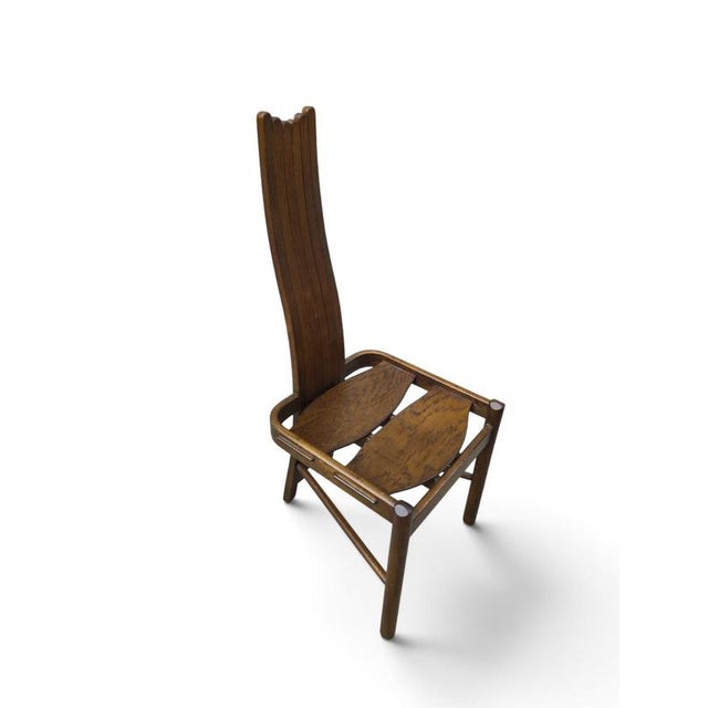 Textile Norwegian Dining Chairs from Allmilmö, Set of 6 For Sale - Image 7 of 8