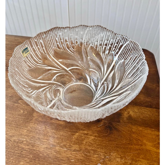 Lausitizer Glas 24% Lead Crystal Bowl For Sale - Image 4 of 12