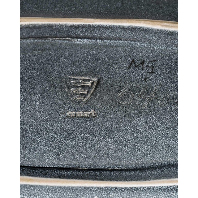 Mid-Century Danish Ceramic Plate by Michael Andersen and Marianne Starck, Bornholm, 1960s For Sale - Image 9 of 10