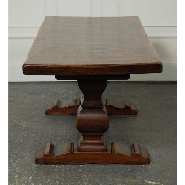 Vintage Refectory Oak Coffee Table For Sale - Image 10 of 15