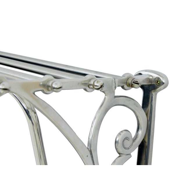 Early 20th Century Chromed Bathroom Vanity Mirror, 1920s For Sale - Image 4 of 7