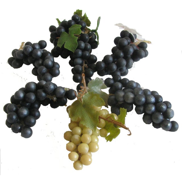MidCentury Rubber Grapes, Set of 6 Chairish