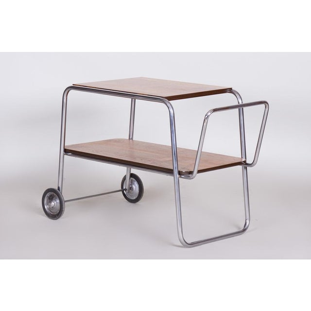 Bauhaus Trolley by Jindrich Halabala for Up Zavody, 1930s For Sale - Image 11 of 16