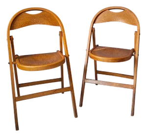 B751 Folding Chairs, 1950s, Set of 2