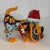 Talavera Mexican Pottery Dog Hound, Christmas Puppy, Hand Painted Dog Statue For Sale - Image 9 of 12