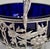 Metal George V Sterling Silver Swing Handle Basket with Blue Glass Liner, 1912 For Sale - Image 7 of 18