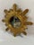Gold 1960s Mid Century Italian Giltwood Sunburst Wall Mirror For Sale - Image 8 of 17