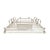 Mid-Century Modern 1970 American Mid-Century Modern Silver Plate Lucite Buffet Caddy For Sale - Image 3 of 6