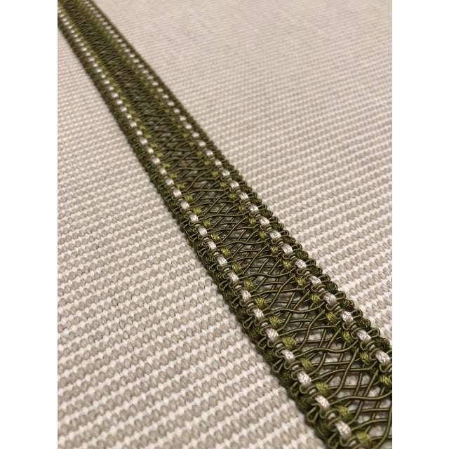 This warm and timeless fabric trim makes a beautiful embellishment on drapes, pillows, or furniture. Pricing is firm, this...