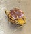 1960s Amethyst/Gold-Plated Pendant For Sale - Image 4 of 5