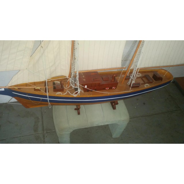 Six Foot Model Sailboat For Sale - Image 4 of 7