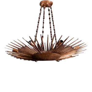 Soleil Chandelier in Gold Finish