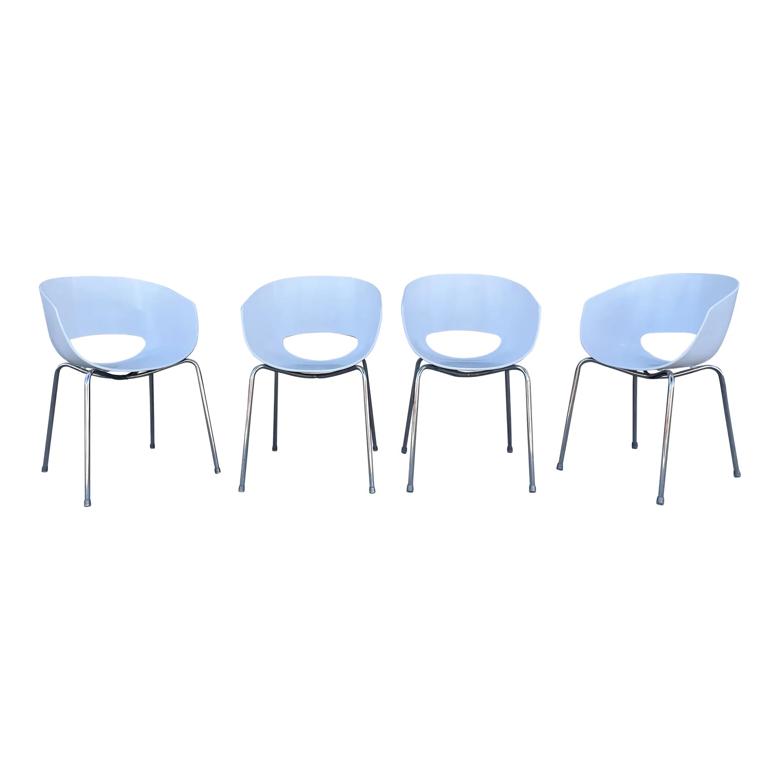 1970s vintage orbit large dining chairs set of 4 chairish