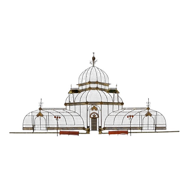 Curtis Jere Architectural Wall Art Extra Large Wall Art Centerpiece Mid 20th Century Modern Wall Sculpture Conservatory of Flowers San Francisco For Sale