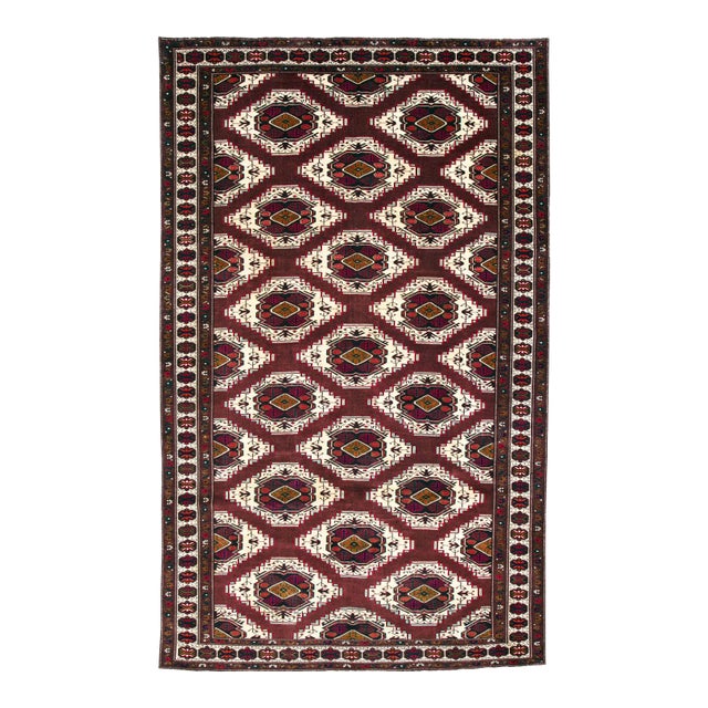 Galerie Shabab Collection Mid-20th Century Central Asian Turkoman Carpet For Sale