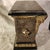 1970s 1970s Neoclassical Empire Revival Rose Breccia Marble & Gilt Metal Mantel Clock For Sale - Image 5 of 17