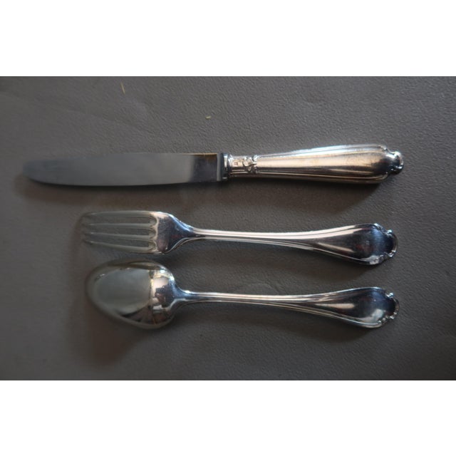 Silver-Plated Flatware from Christofle, 1960s, Set of 127 For Sale - Image 11 of 13
