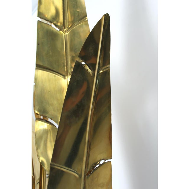 Palma Floor Lamp in Brass, 1970s For Sale - Image 13 of 16