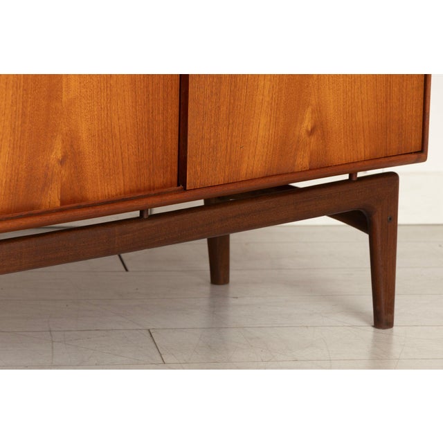Mid-Century Danish Teak Sideboard by Arne Hovmand Olsen for Mogens Kold, 1960s For Sale - Image 12 of 14