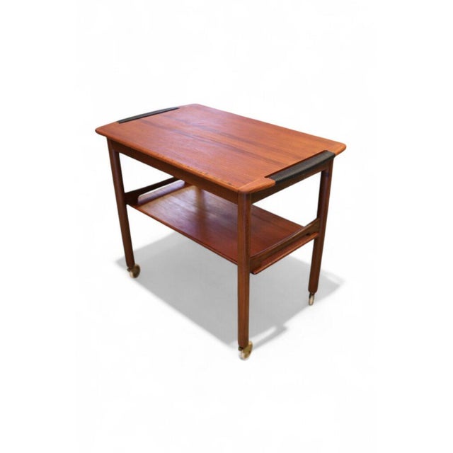 Vintage Danish Teak Serving Trolley, 1960s For Sale - Image 15 of 18