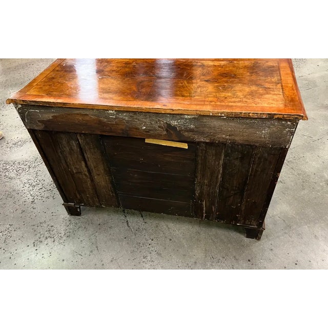 19th Century Georgian Crossbanded Walnut Console For Sale - Image 4 of 7