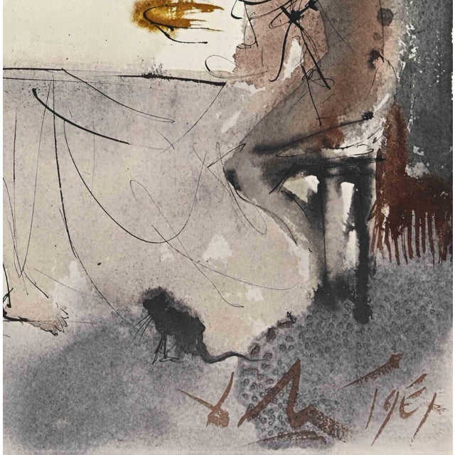 Et cognoverunt eum in fractione panis is a Color lithograph on heavy rag paper realized in 1964. It is part of Biblia...