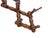 1940s French Wall-Mounted Faux Bamboo Coat Rack, 1940s For Sale - Image 5 of 8